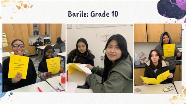 Slide with photos in information about Acceleration Academy at CHS - February 2024